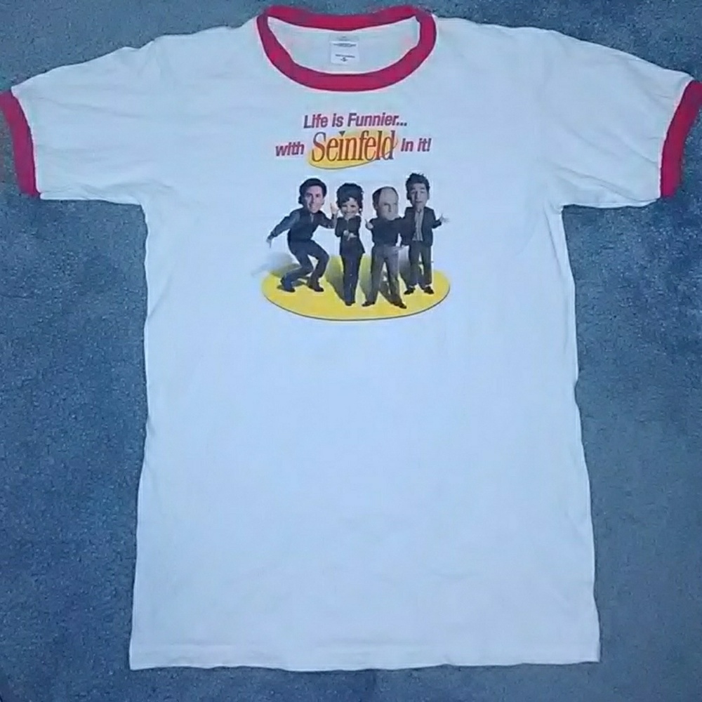 Vintage Seinfeld ringer t-shirt size small